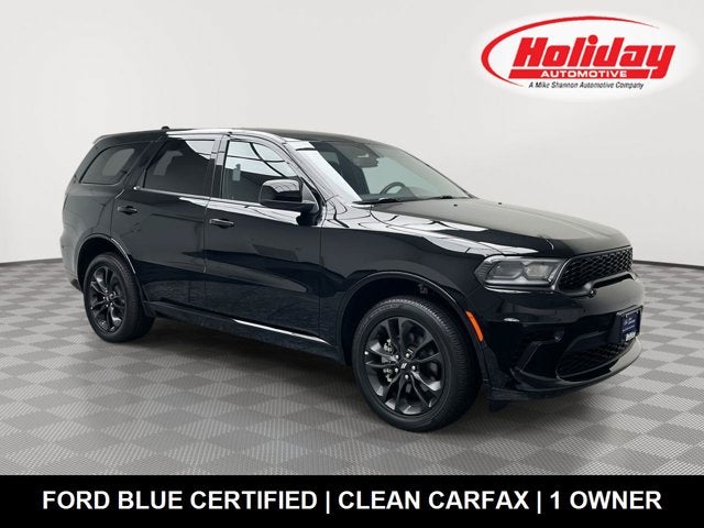 2026 Dodge Durango GT in Db Black Clearcoat — front three-quarter view