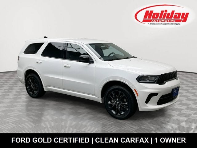 2026 Dodge Durango GT in White Knuckle Clearcoat — front three-quarter view