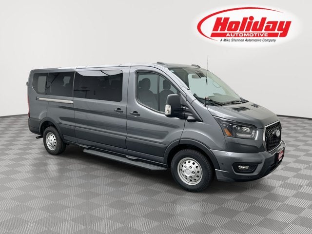 2026 Ford Transit-350 XLT in Carbonized Gray Metallic — front three-quarter view