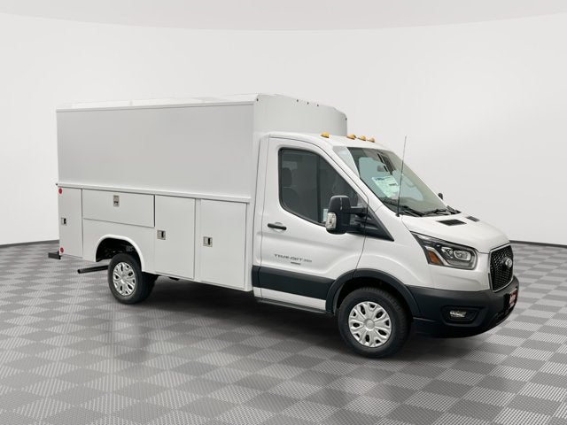 2025 Ford Transit-350 Base in White — front three-quarter view