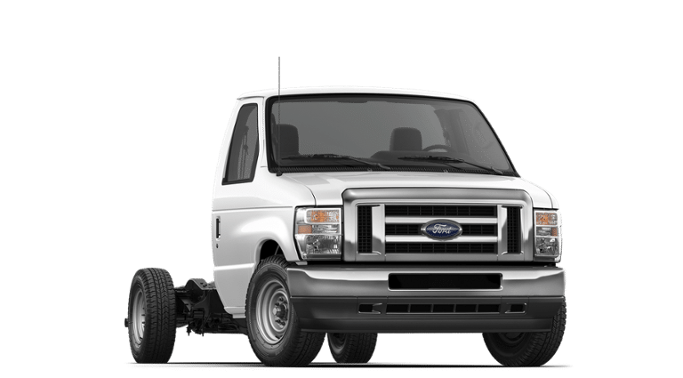 2026 Ford E-350SD Base in White — front three-quarter view