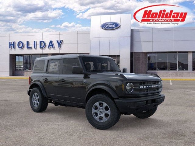 2026 Ford Bronco Big Bend in Shadow Black — front three-quarter view