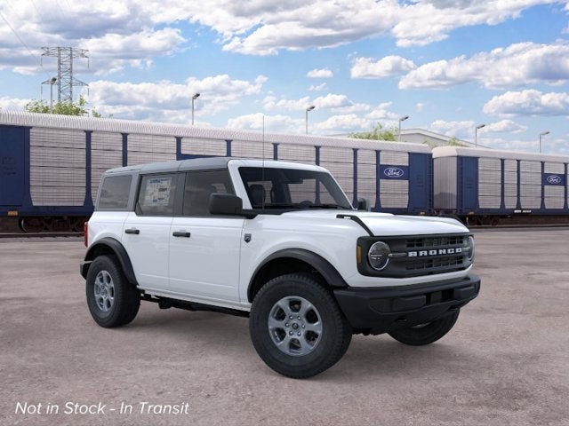 2026 Ford Bronco Big Bend in Oxford White — front three-quarter view
