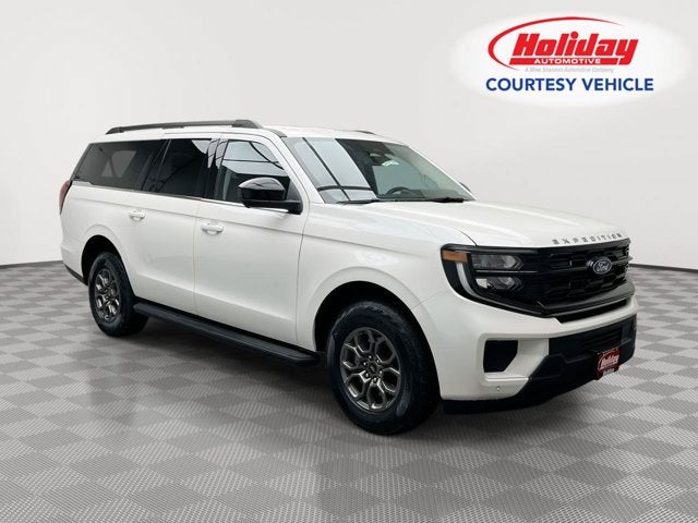 2025 Ford Expedition Max Active in Star White Metallic Tri-Coat — front three-quarter view