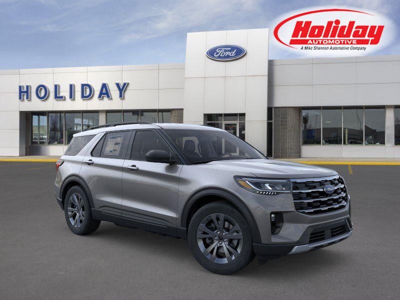 2026 Ford Explorer Active in Carbonized Gray Metallic — front three-quarter view