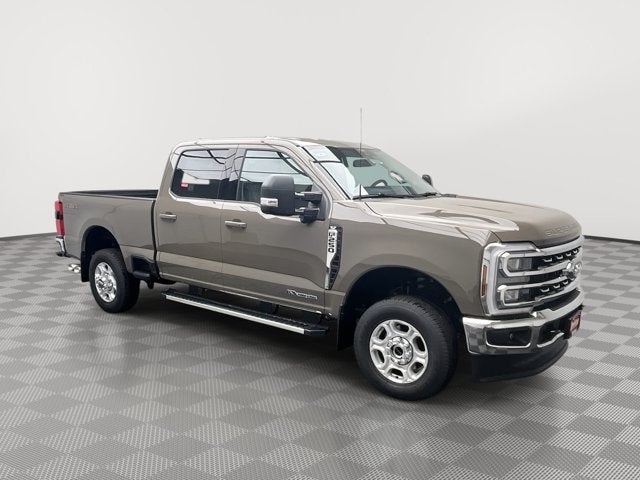 2026 Ford F-250 XLT in Marsh Gray — front three-quarter view