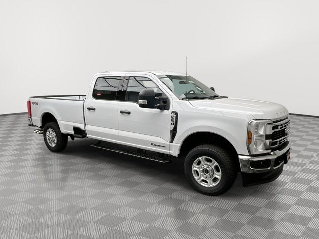 2026 Ford F-250 XLT in Oxford White — front three-quarter view