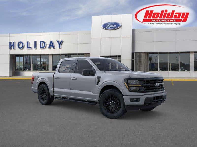 2026 Ford F-150 XLT in Gray — front three-quarter view