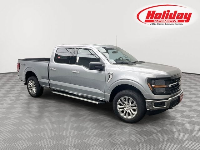 2026 Ford F-150 XLT in Iconic Silver Metallic — front three-quarter view