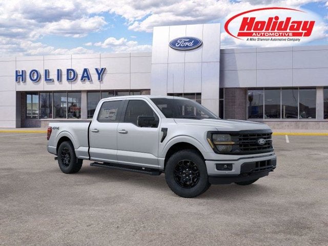 2026 Ford F-150 XLT in Iconic Silver Metallic — front three-quarter view
