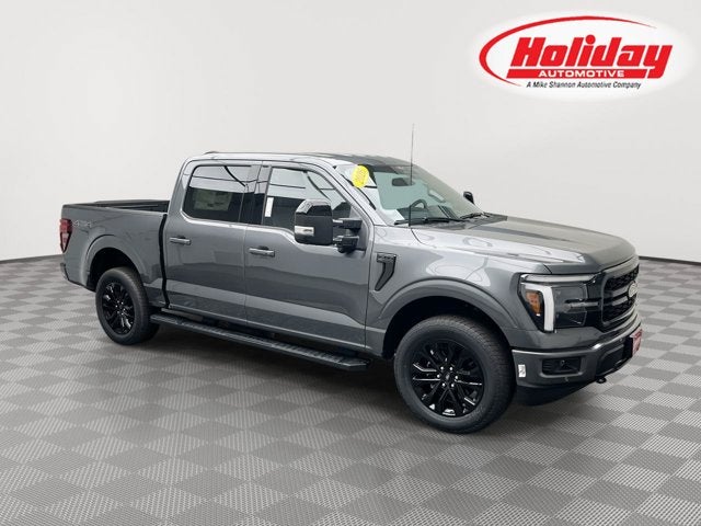 2026 Ford F-150 LARIAT in Gray — front three-quarter view