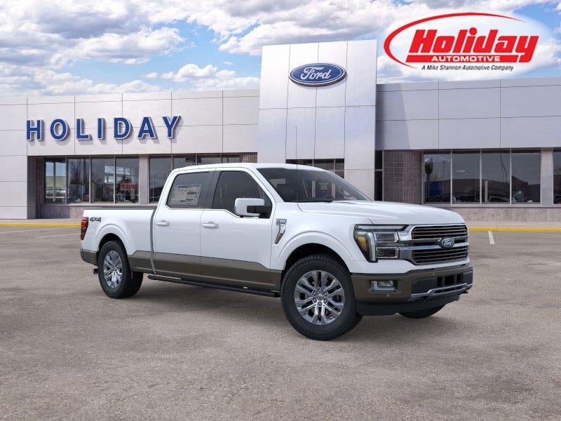 2026 Ford F-150 King Ranch in Star White Metallic Tri-Coat — front three-quarter view