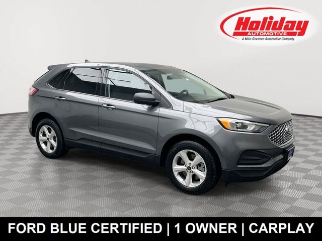 2024 Ford Edge SE in Carbonized Gray Metallic — front three-quarter view