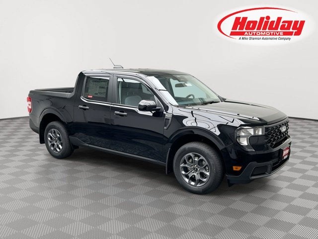 2026 Ford Maverick XLT in Shadow Black — front three-quarter view