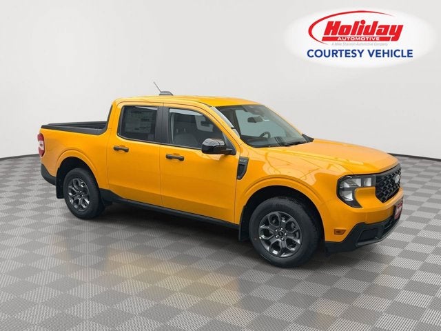 2026 Ford Maverick XLT in Orange Fury Metallic Tri-Coat — front three-quarter view