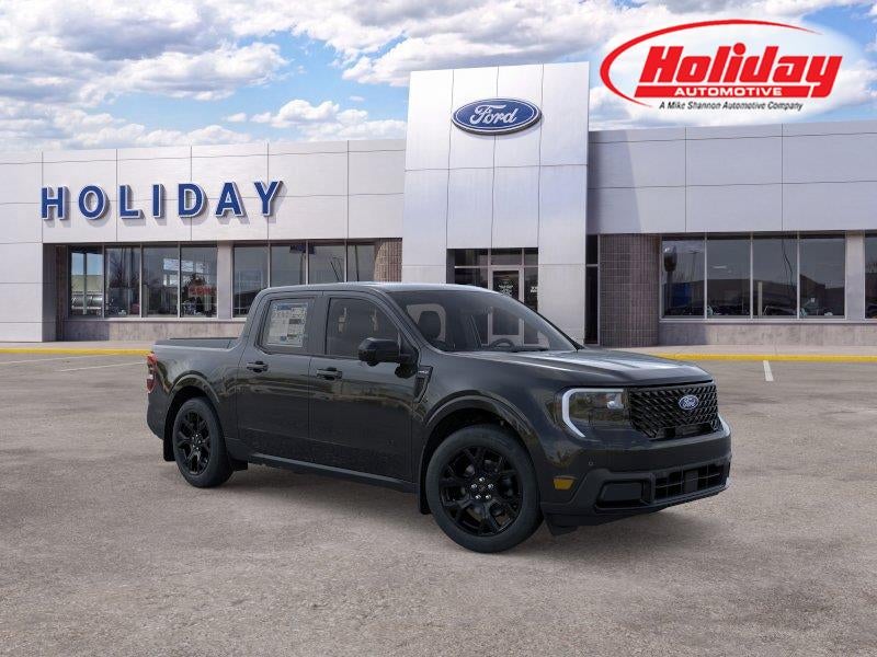 2026 Ford Maverick LARIAT in Shadow Black — front three-quarter view