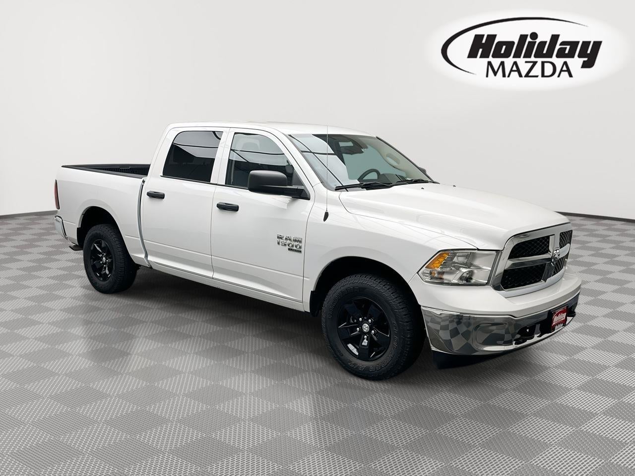2022 RAM 1500 Classic SLT in Bright White Clearcoat — front three-quarter view