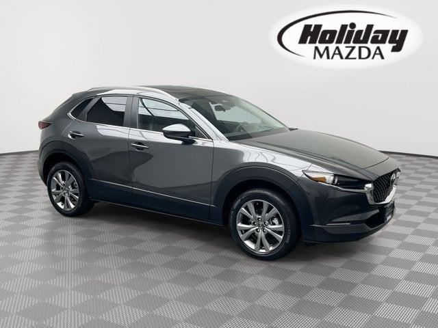 2024 Mazda Mazda CX-30 2.5 S Preferred Package in Machine Gray Metallic — front three-quarter view