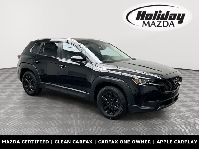 2026 Mazda Mazda CX-50 2.5 S Preferred in Jet Black Mica — front three-quarter view
