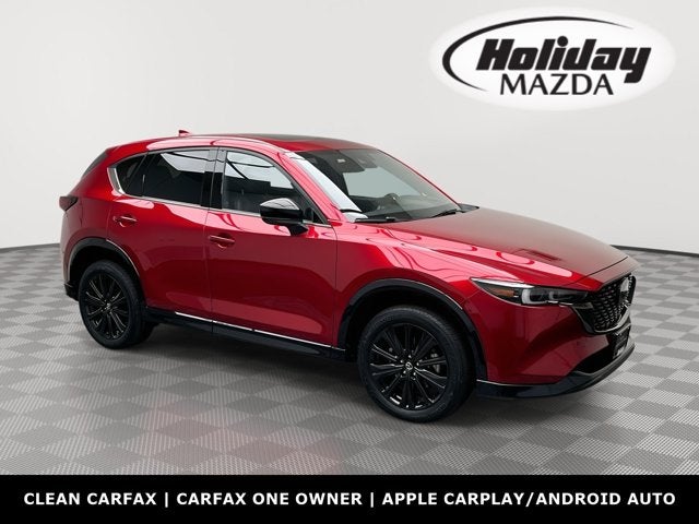 2022 Mazda Mazda CX-5 2.5 Turbo in Soul Red Crystal Metallic — front three-quarter view