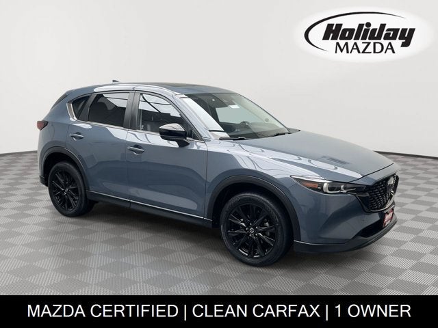 2024 Mazda Mazda CX-5 2.5 S Carbon Edition in Polymetal Gray Metallic — front three-quarter view