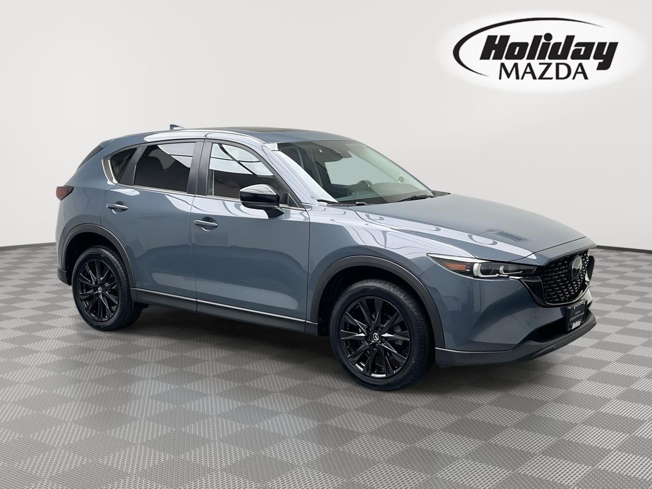 2023 Mazda Mazda CX-5 2.5 S Carbon Edition in Polymetal Gray — front three-quarter view