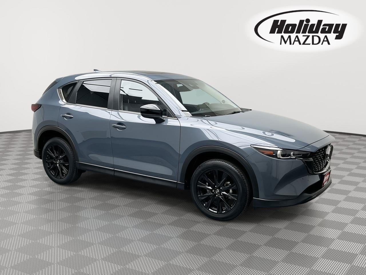 2025 Mazda Mazda CX-5 2.5 S Carbon Edition in Polymetal Gray Metallic — front three-quarter view