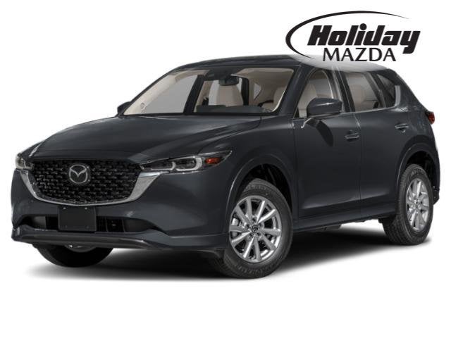 2025 Mazda Mazda CX-5 2.5 S Preferred Package in Jet Black Mica — front three-quarter view