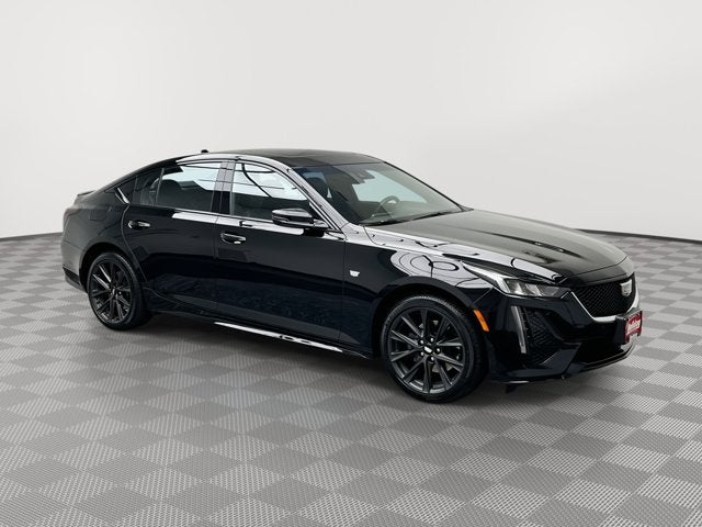 2023 Cadillac CT5 Sport in Black Raven — front three-quarter view