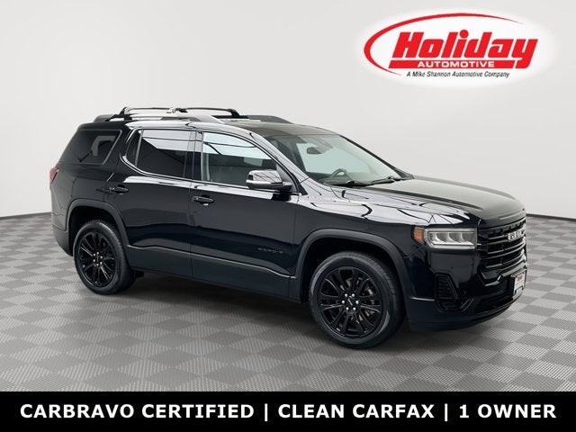 2023 GMC Acadia SLE ELEVATION in Ebony Twilight Metallic — front three-quarter view