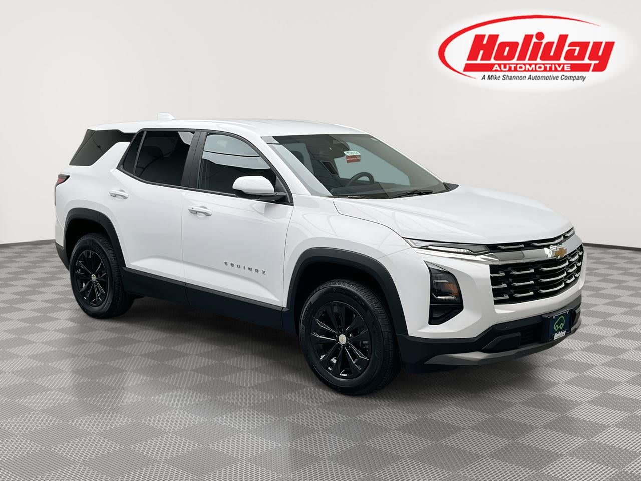 2026 Chevrolet Equinox AWD LT in Summit White — front three-quarter view