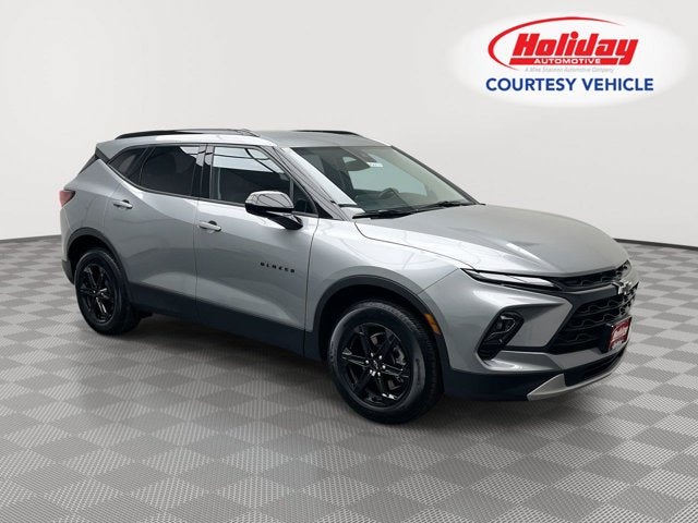 2026 Chevrolet Blazer LT in Sterling Gray Metallic — front three-quarter view