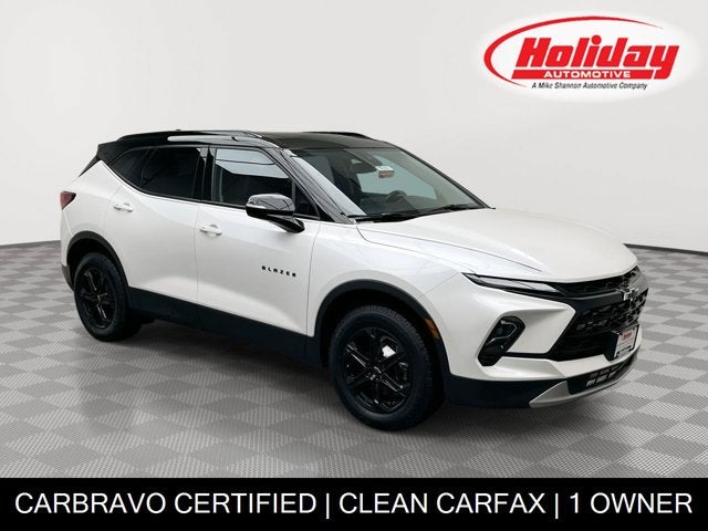 2024 Chevrolet Blazer LT in Iridescent Pearl Tricoat — front three-quarter view
