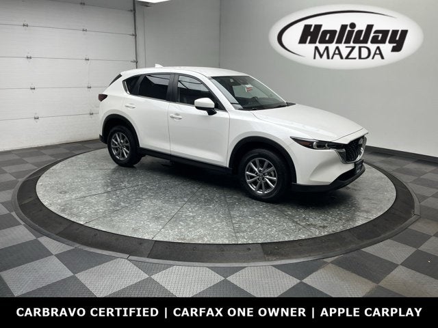 2022 Mazda Mazda CX-5 2.5 S Select in Snowflake White Pearl Mica — front three-quarter view