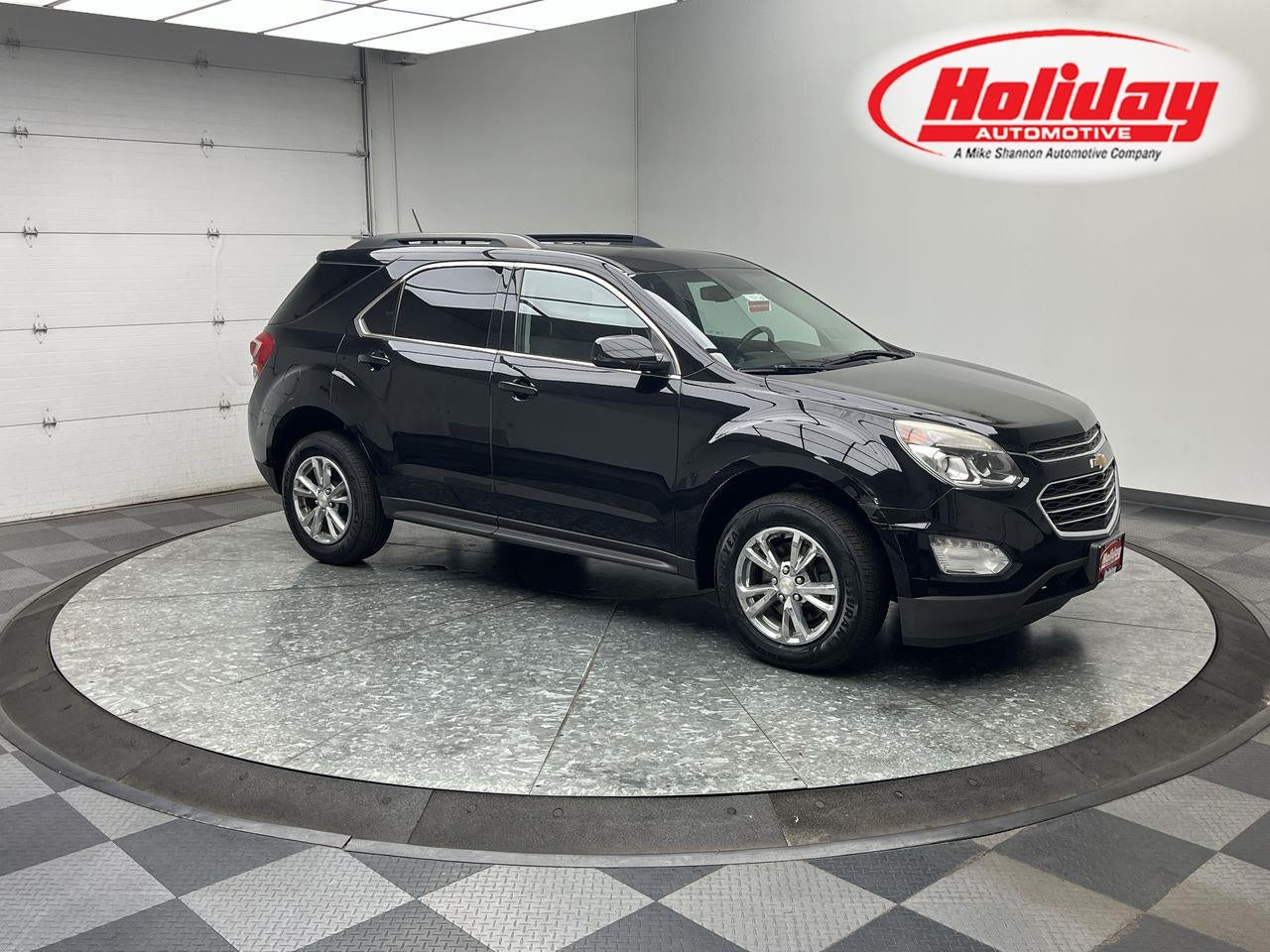 2017 Chevrolet Equinox LT in Black — front three-quarter view