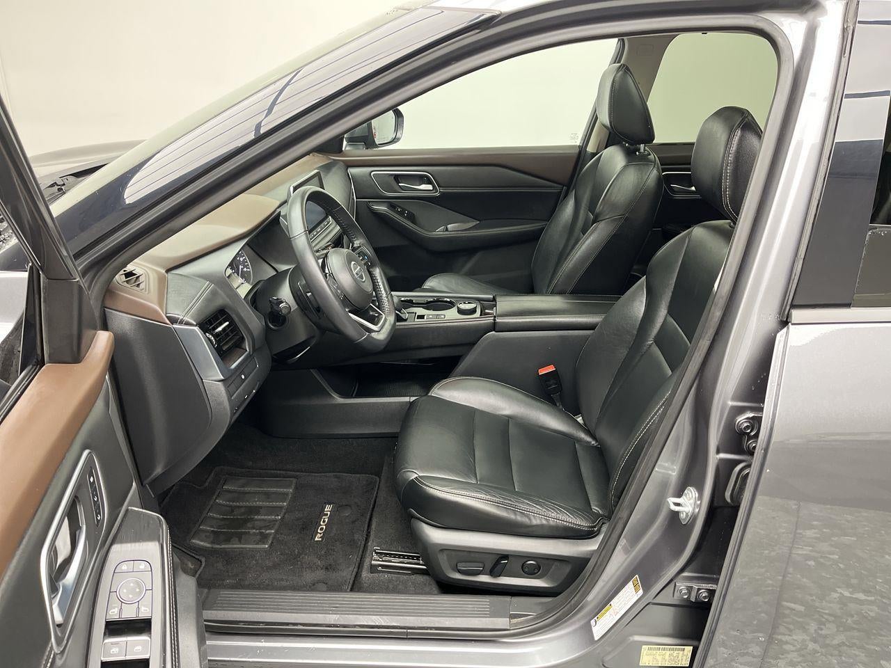 2021 Nissan Rogue — rear three-quarter view